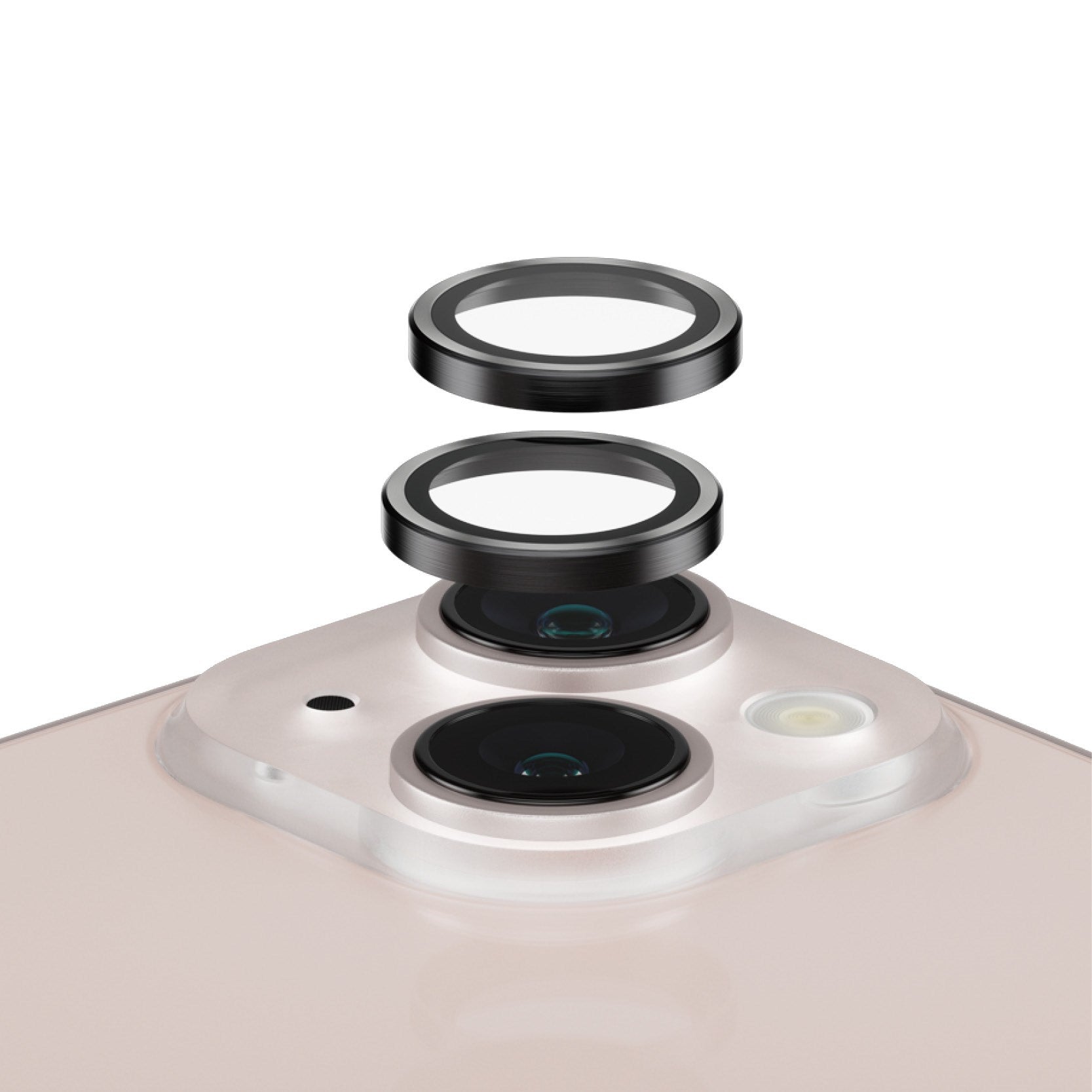 PanzerGlass® Hoops® Schwarz Kameraschutz iPhone 13 mini | 13